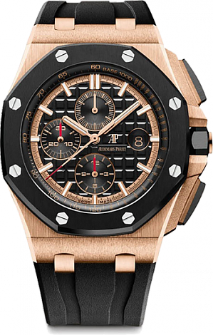 Review 26401RO.OO.A002CA.02 Fake Audemars Piguet Royal Oak Offshore Chronograph 44mm watch - Click Image to Close